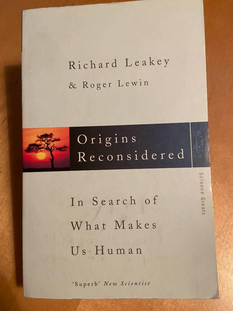 Origins reconsidered - in search of what makes us human