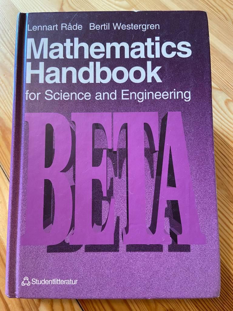 Mathematics handbook for science and engineering