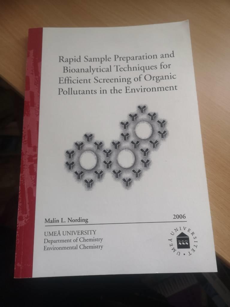 Rapid sample preparation and bioanalytical techniques for efficient screening of organic pollutants in the environment