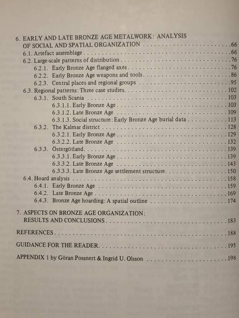 The Bronze Age metalwork in southern Sweden : aspects of social and spatial organization 1800-500 B.C