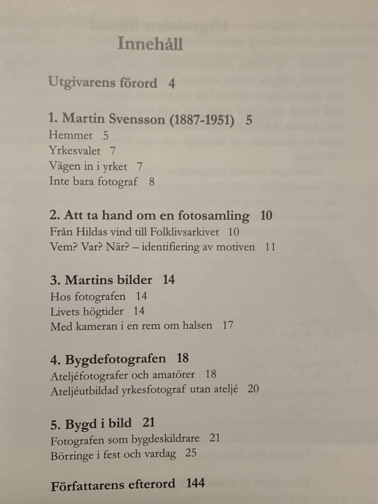 Bygdefotografen Martin Svensson i B&ouml;rringe