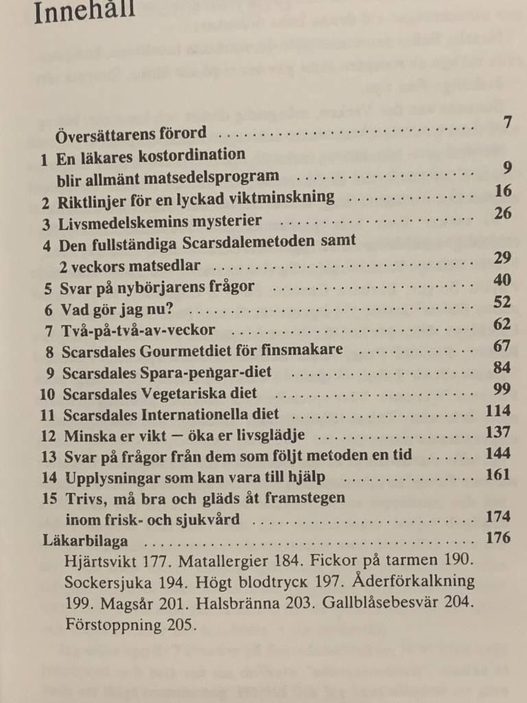 G&aring; ner i vikt med Scarsdalemetoden : [r&aring;d och recept]