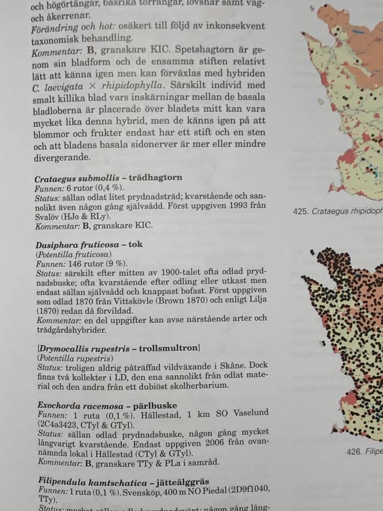 Floran i Skåne : arterna och deras utbredning