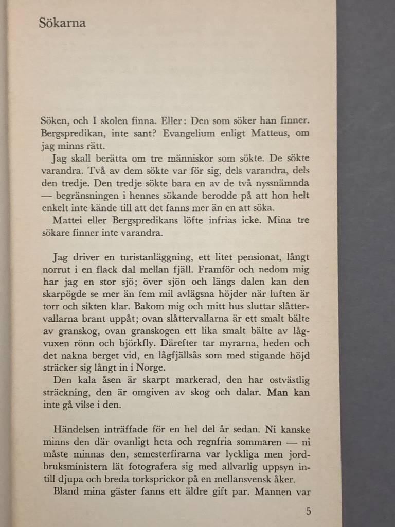 S&ouml;karna : nio ber&auml;ttelser