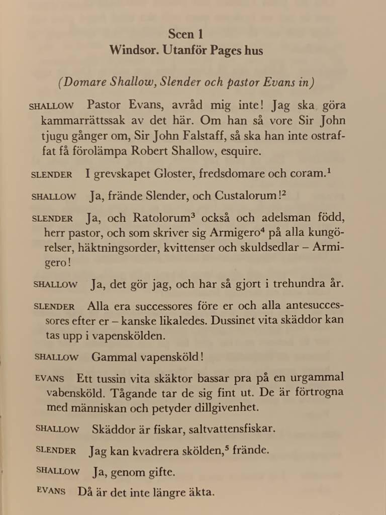 Muntra fruarna i Windsor. Som ni behagar