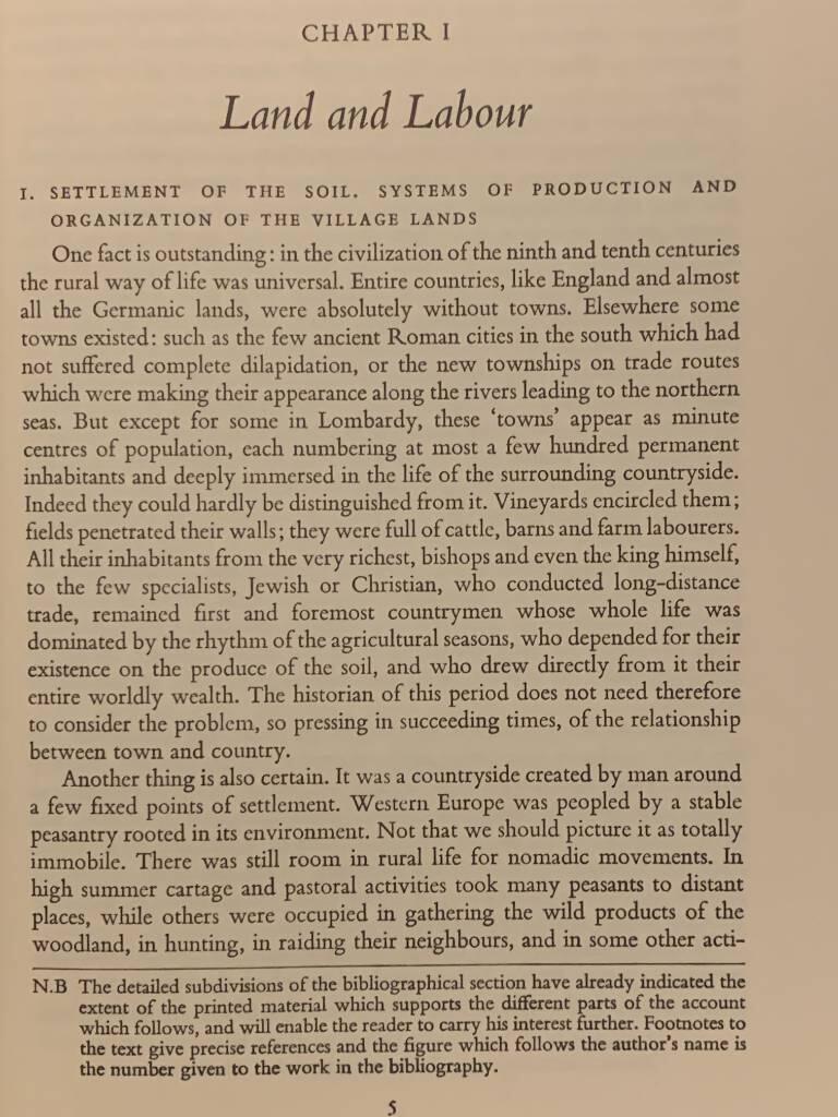 Rural economy and country life in the medieval West
