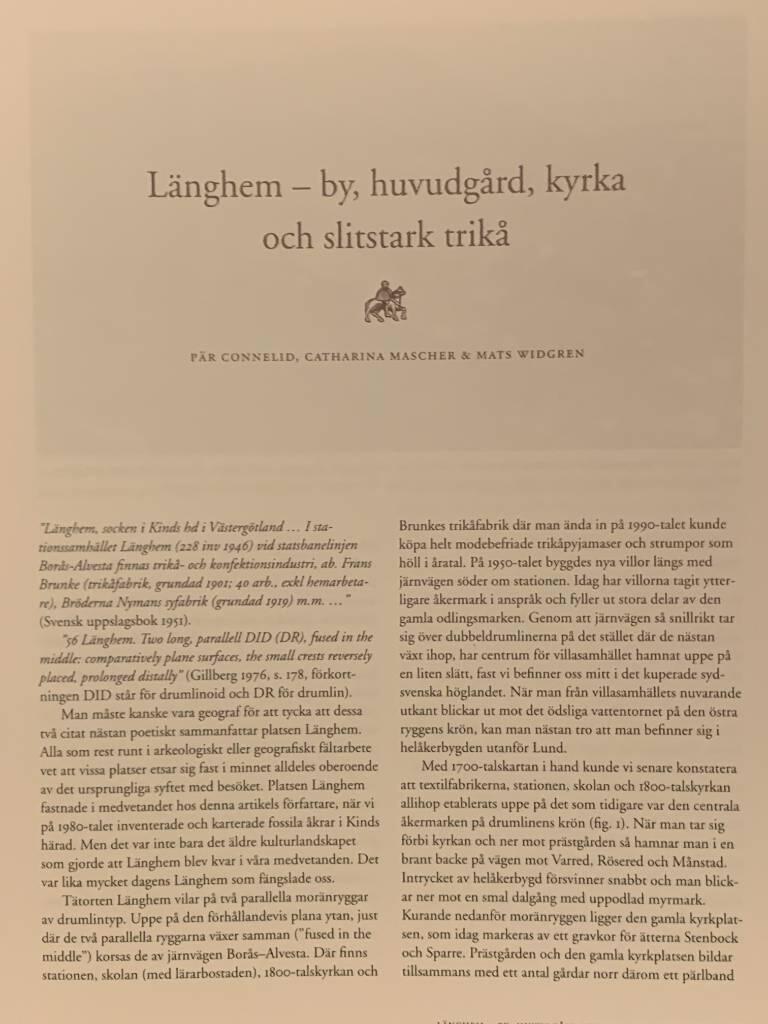 Fr&aring;n stad till land - en medeltidsarkeologisk resa till&auml;gnad Hans Andersson