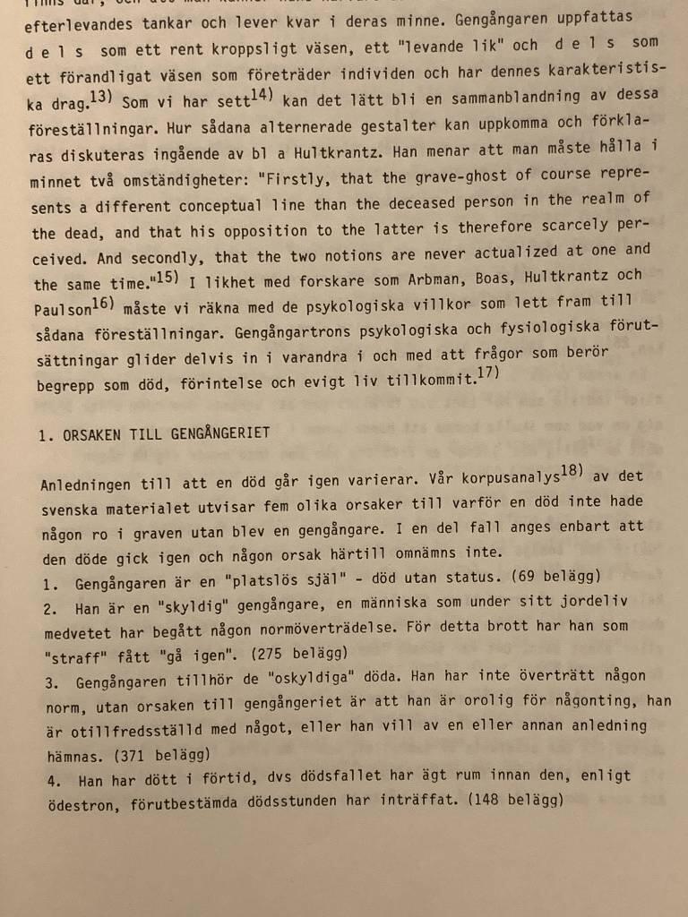Geng&aring;ngarf&ouml;rest&auml;llningar i svensk folktro ur genreanalytisk synpunkt
