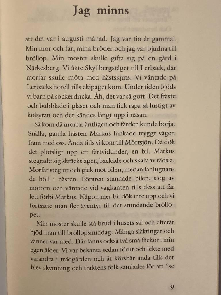 Ber&auml;ttat av Rut - minnen fr&aring;n Skyllberg