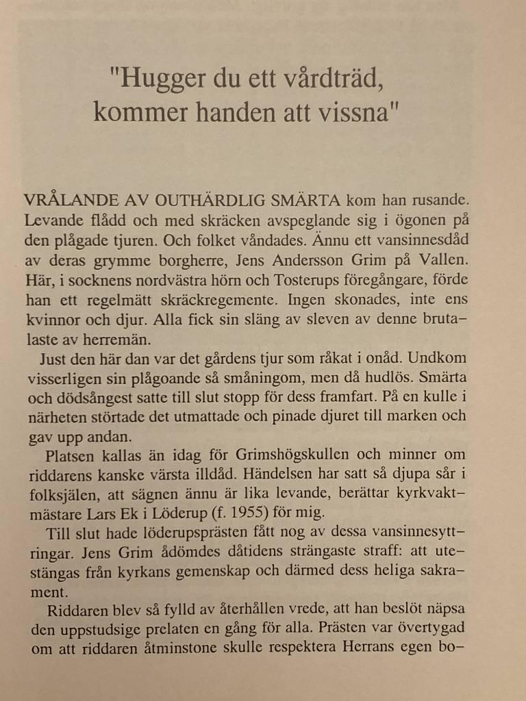 I v&aring;rdtr&auml;dets skugga