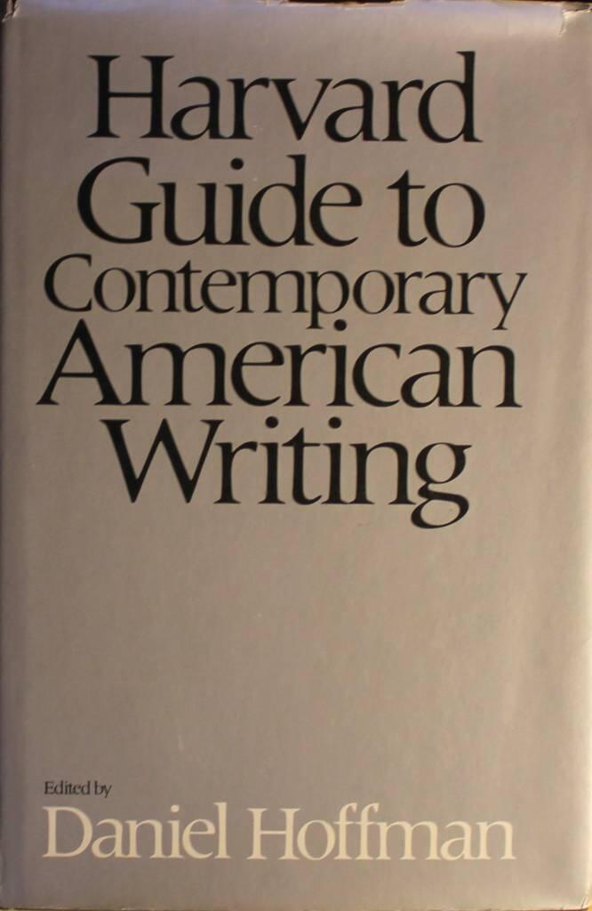 Harvard guide to contemporary American writing