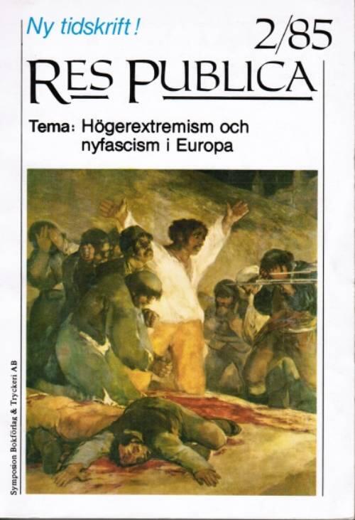 Res publica - &Ouml;stlings bokf&ouml;rlag Symposions teoretiska och litter&auml;ra tidskrift