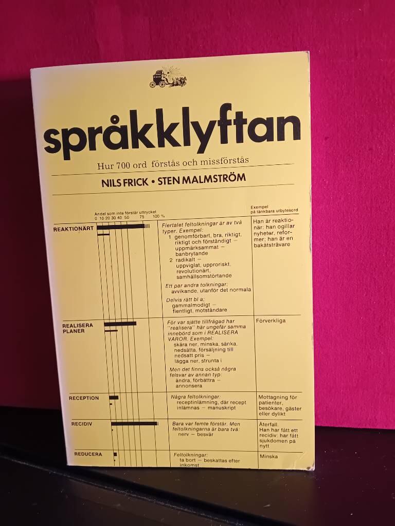 Spr&aring;kklyftan : hur 700 ord f&ouml;rst&aring;s och missf&ouml;rst&aring;s