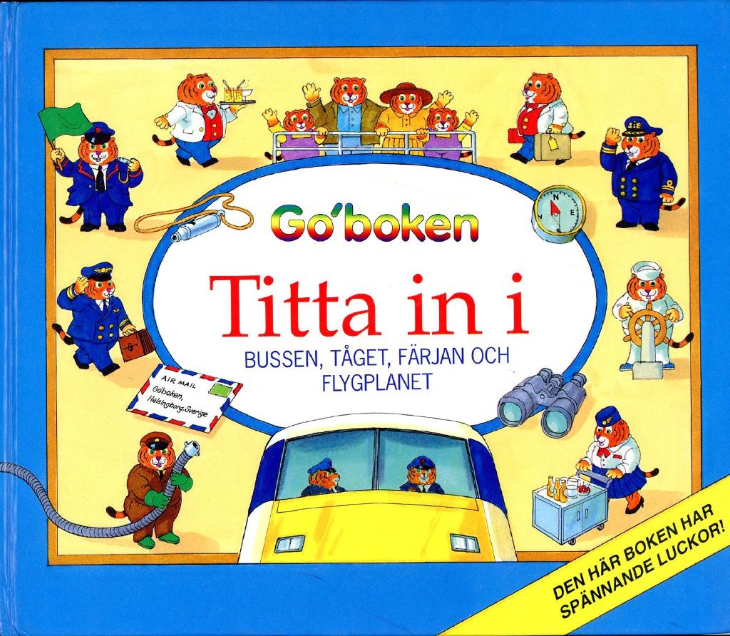 Titta in i bussen, t&aring;get, f&auml;rjan och flygplanet