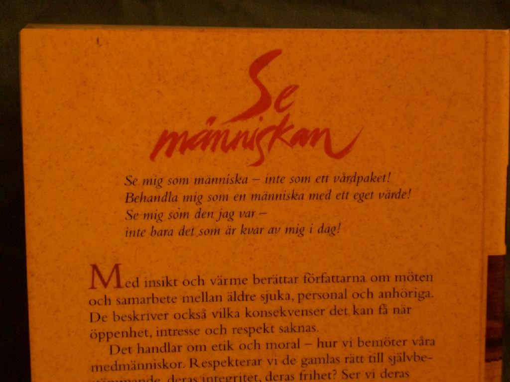 Se m&auml;nniskan : olika perspektiv - olika roller