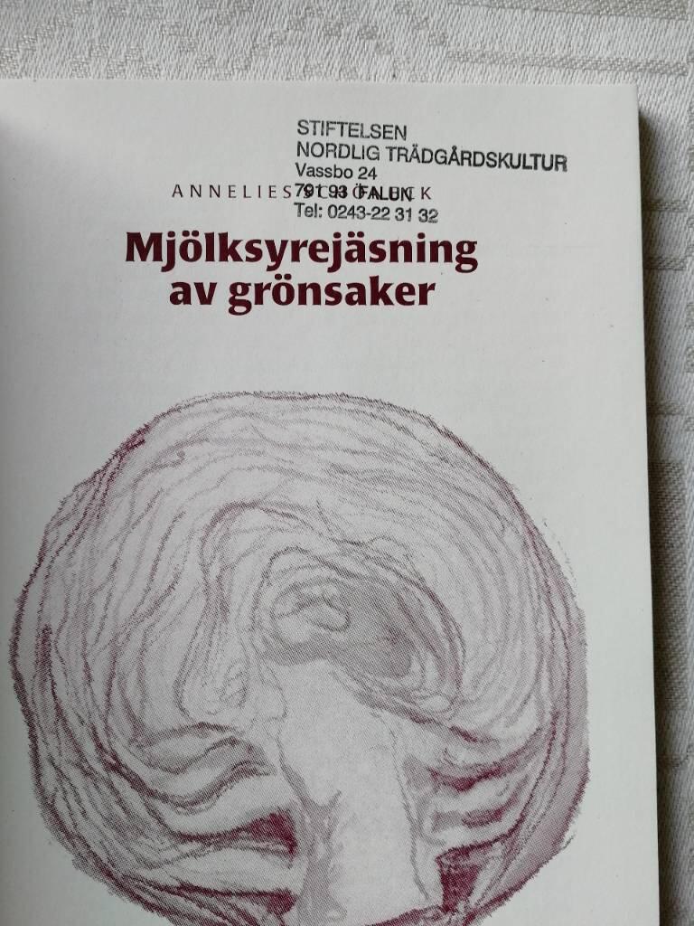Mjölksyrejäsning av grönsaker