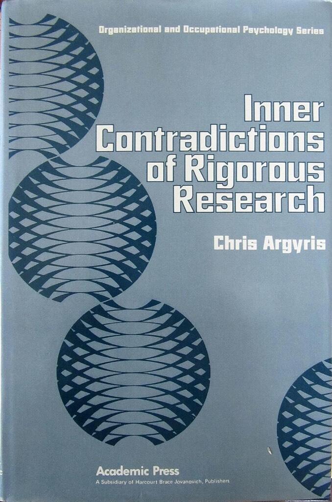 Inner contradictions of rigorous research