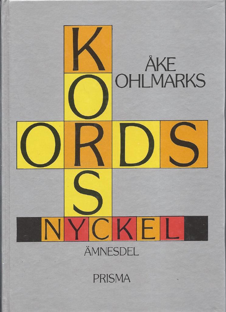 Korsordsnyckel : ämnesdel