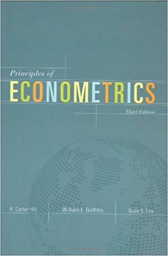 Principles of Econometrics, 3rd Edition