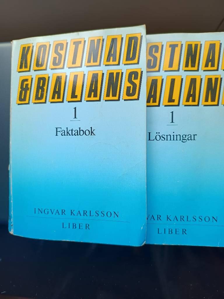 Kostnad & balans