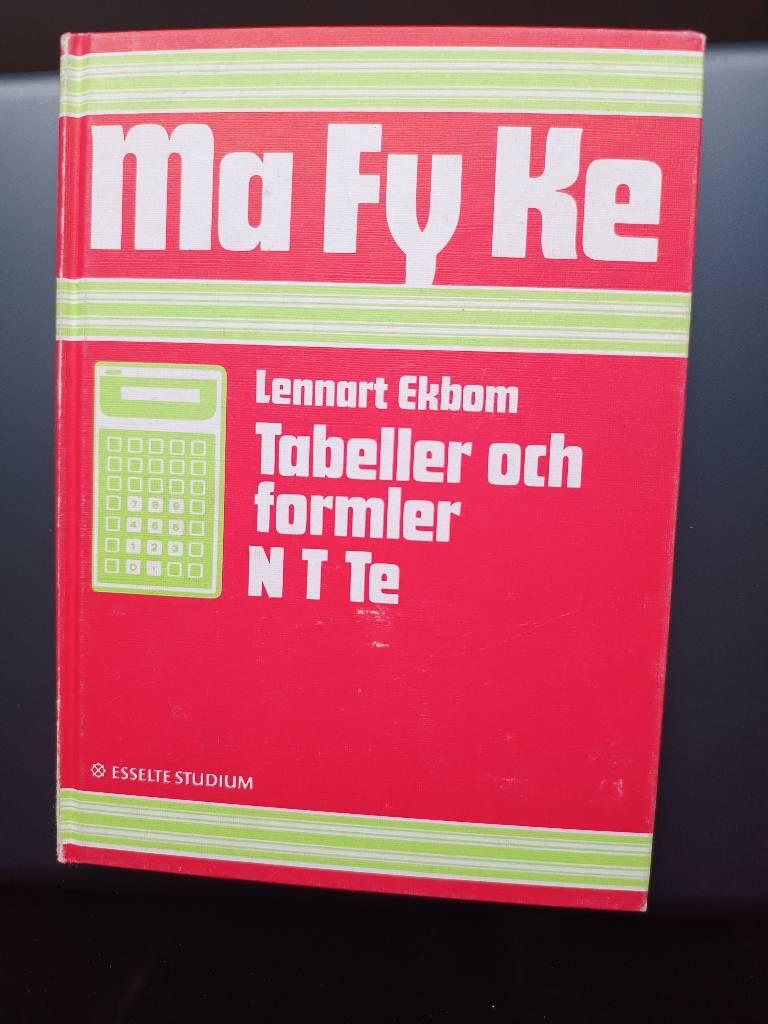 Tabeller och formler