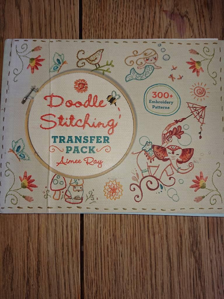 Doodle stitching transfer pack - 300+ embroidery patterns