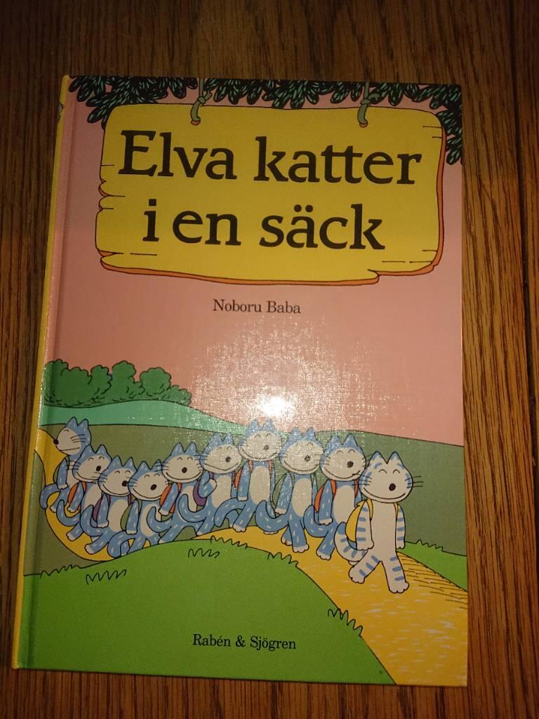 Elva katter i en s&auml;ck