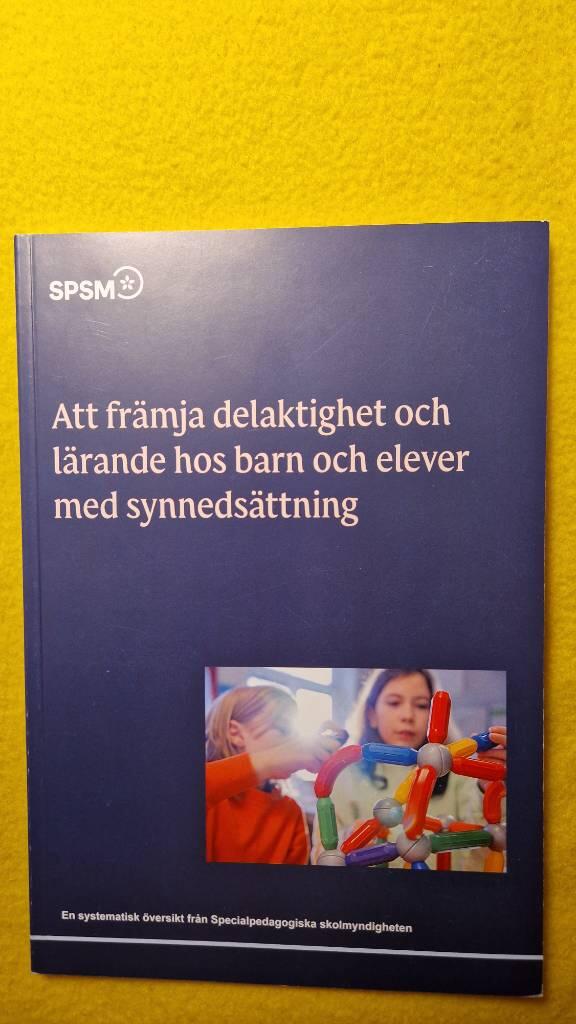 Att fr&auml;mja delaktighet och l&auml;rande hos barn och elever med synneds&auml;ttning - en systematisk &ouml;versikt fr&aring;n Specialpedagogiska skolmyndigheten