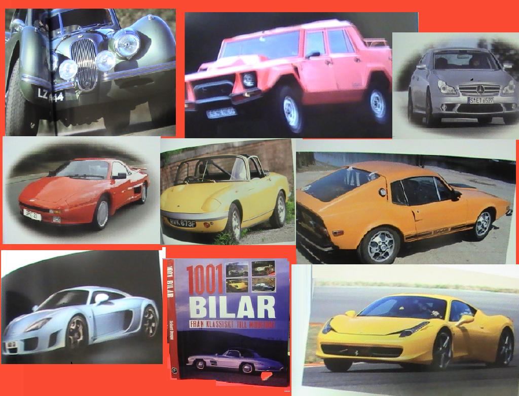 1001 bilar - fr&aring;n klassiskt till modernt