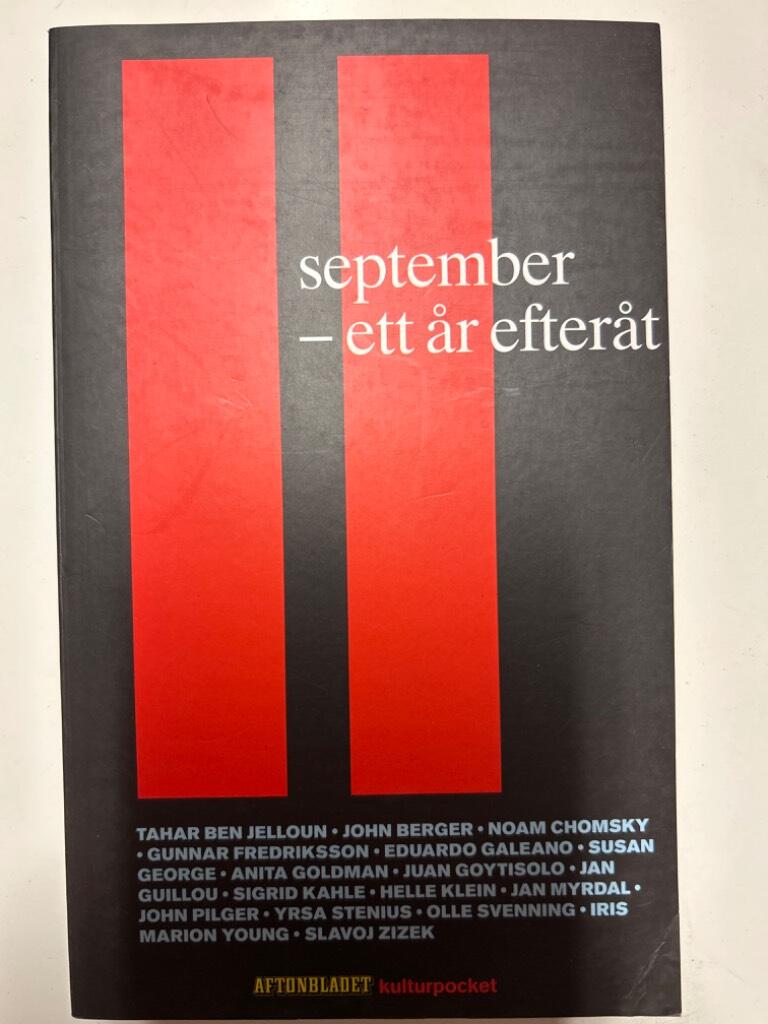 11 september : ett år efteråt