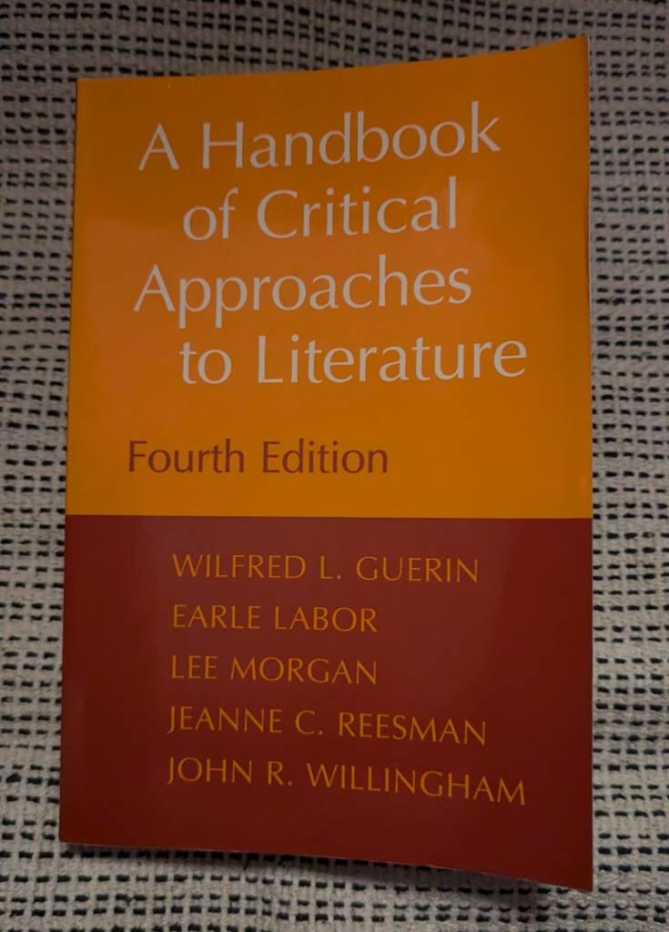 A handbook of critical approaches to literature