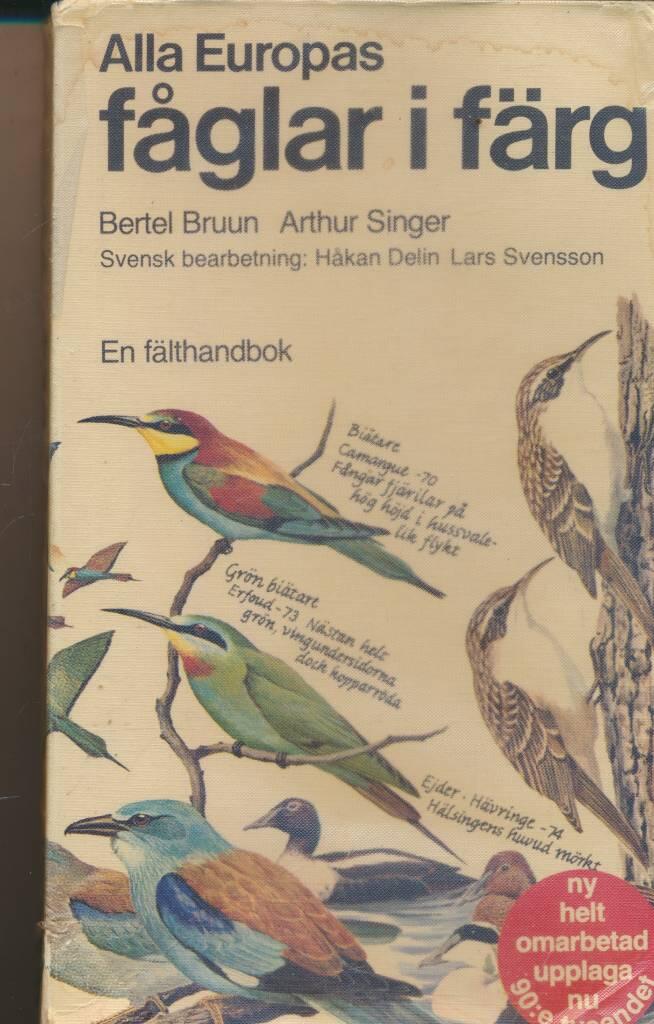 Alla Europas f&aring;glar i f&auml;rg