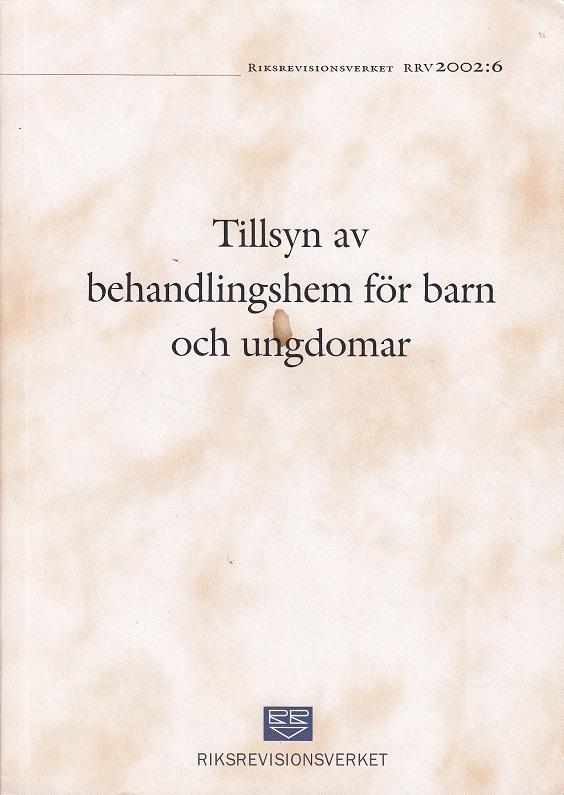 Tillsyn av behandlingshem f&ouml;r barn och ungdomar