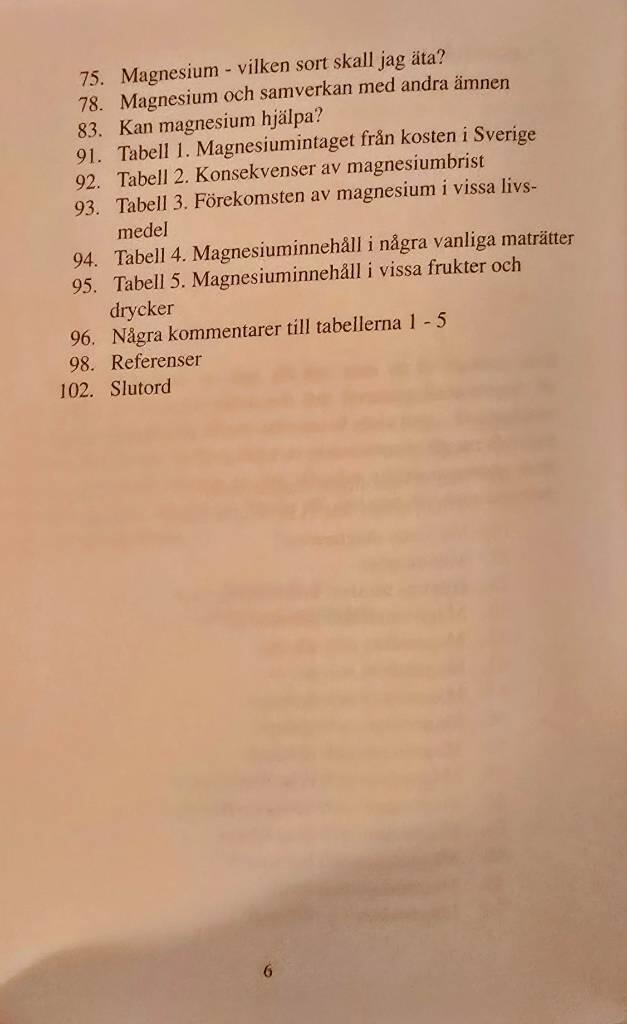 Magnesium : [symtom och sjukdomar vid magnesiumbrist]