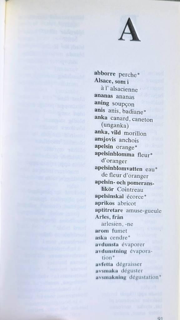 Köksfranska : [gastronomisk ordlista]