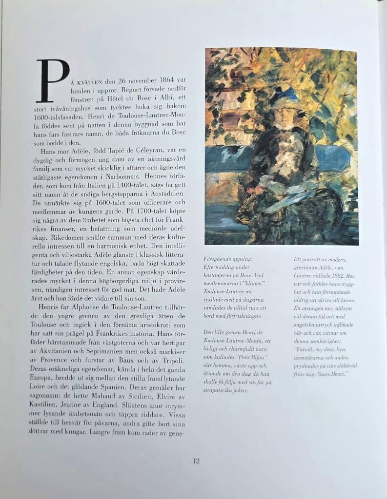 Till bords med Toulouse-Lautrec