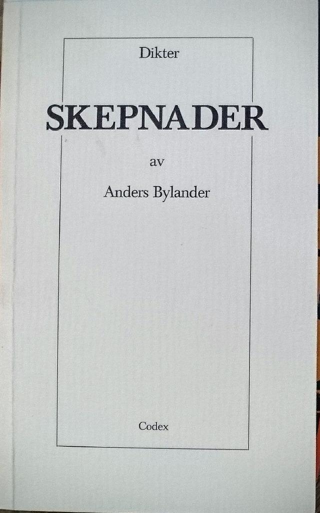 Skepnader : Aristoteles g&aring;r igen : dikter och t&auml;nkespr&aring;k