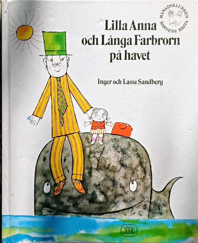 Lilla Anna och Långa Farbrorn på havet