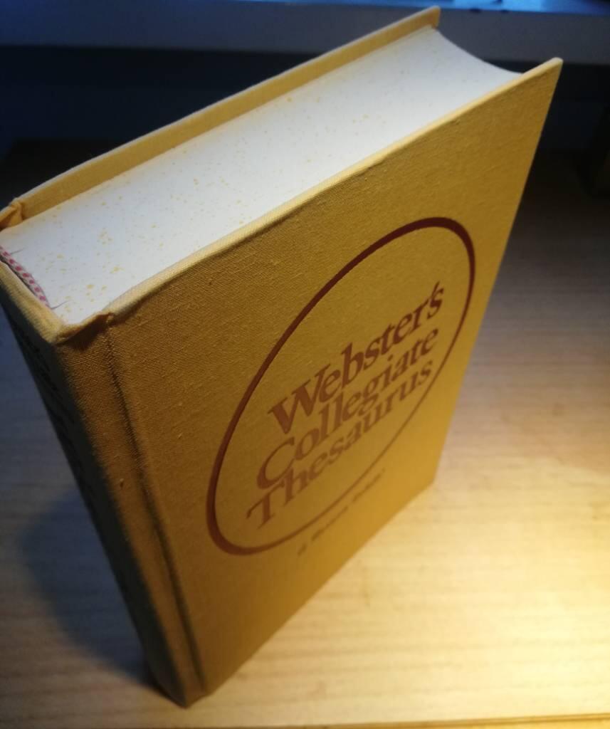 Webster's Collegiate thesaurus