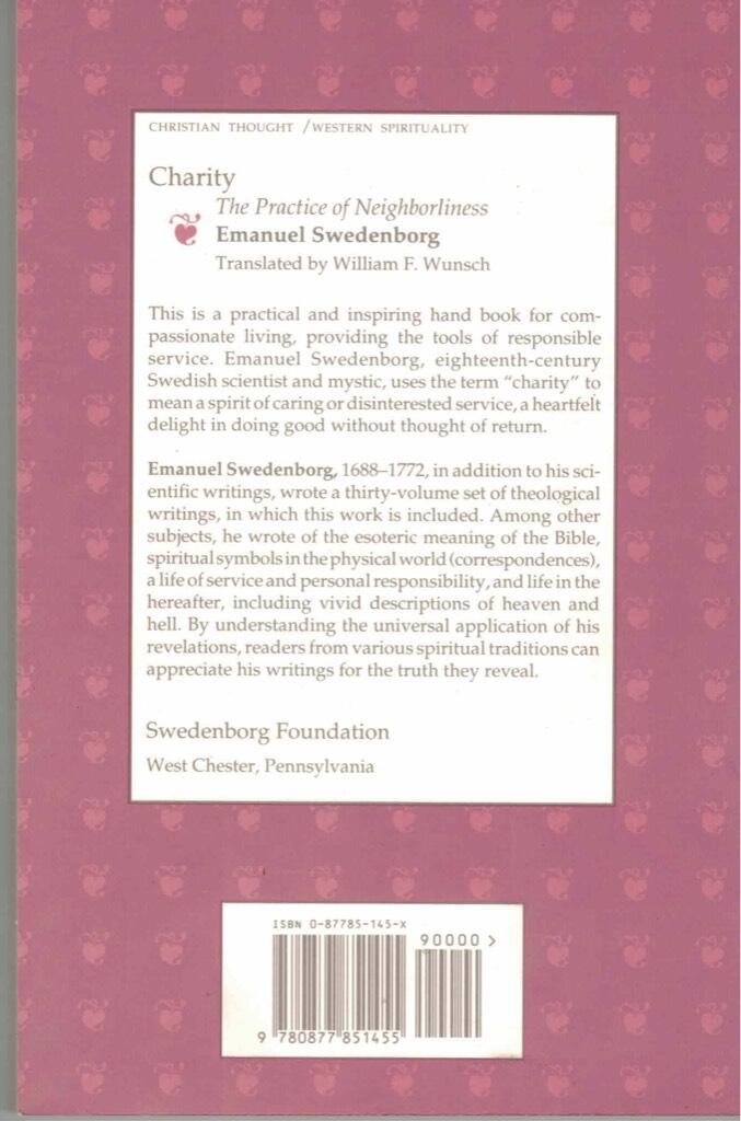 Charity - the practice of neighborliness