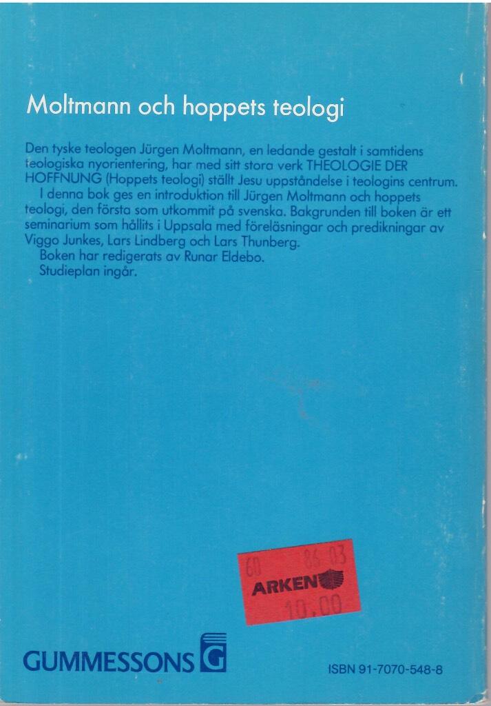 Moltmann och hoppets teologi