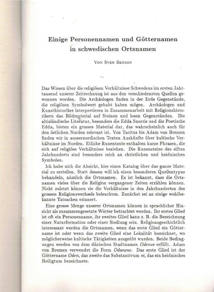 Old Norse and Finnish Religions and Cultic Place-Names : based on papers read at the Symposium on Encounters between Religions in Old Nordic Times and on Cultic Place-Names held at &Aring;bo, Finland, on the 19th-21st of August 1987
