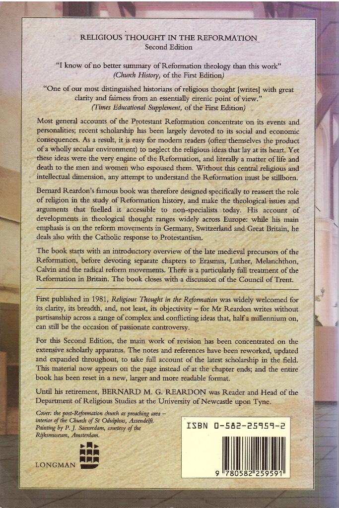 Religious thought in the Reformation