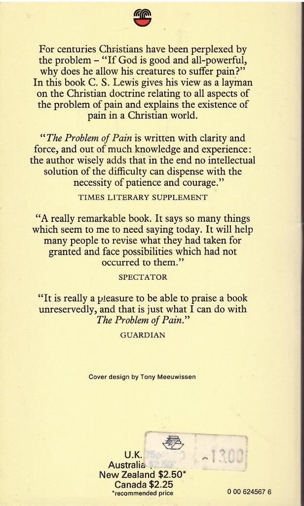 The problem of pain
