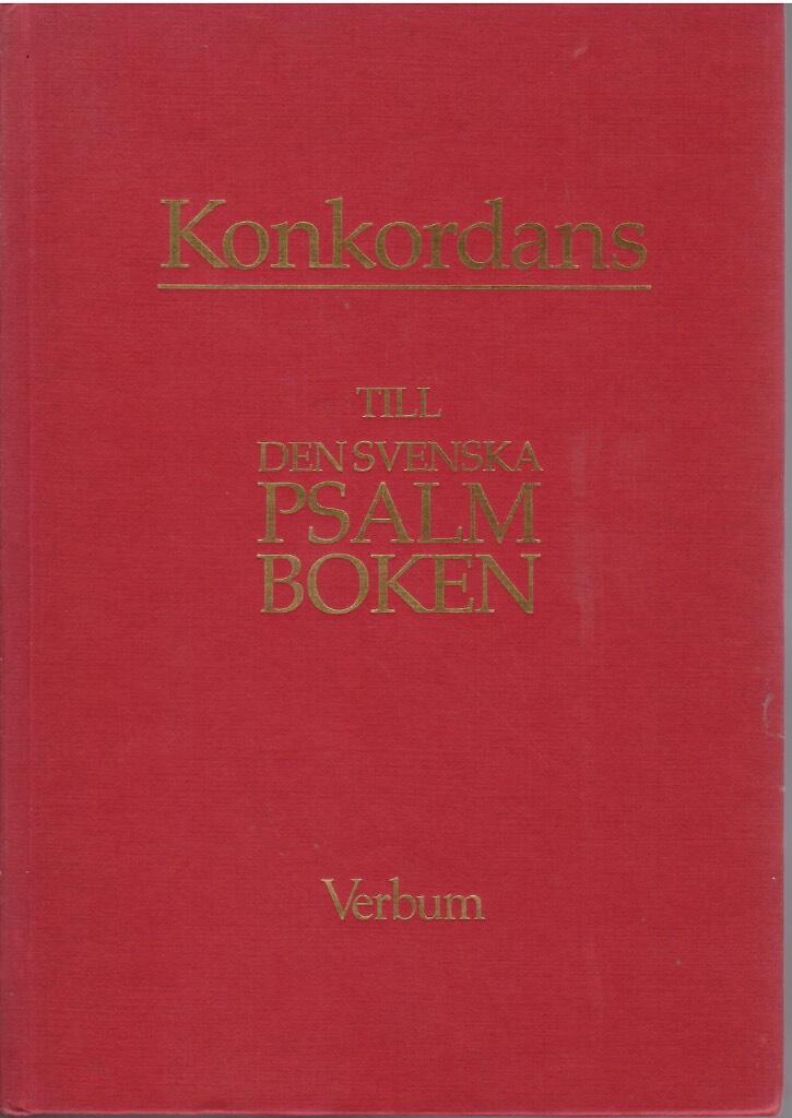 Konkordans till den svenska psalmboken