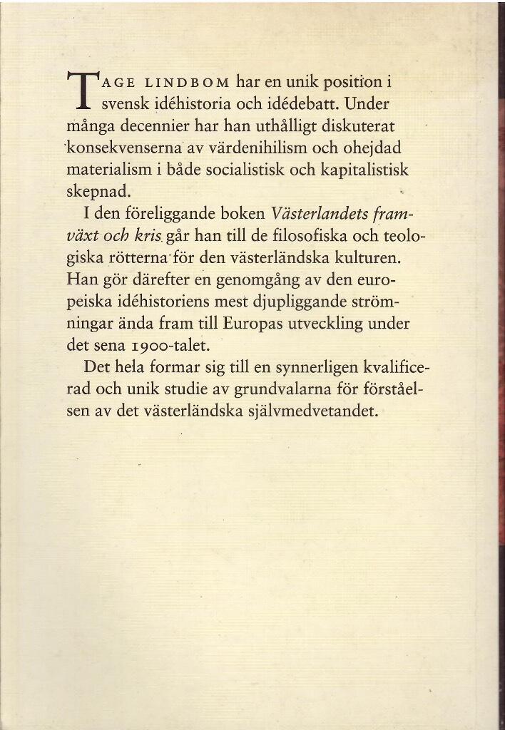 V&auml;sterlandets framv&auml;xt och kris