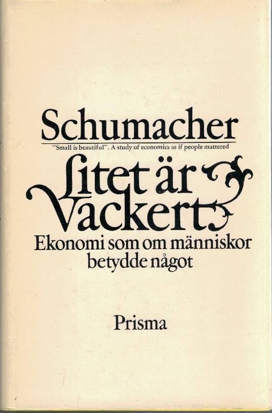 Litet &auml;r vackert : ekonomi som om m&auml;nniskor betydde n&aring;got