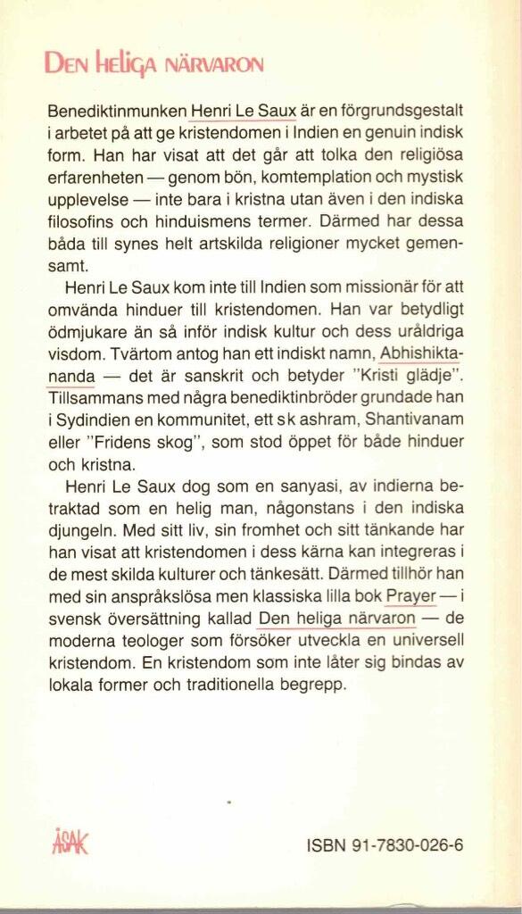 Den heliga närvaron