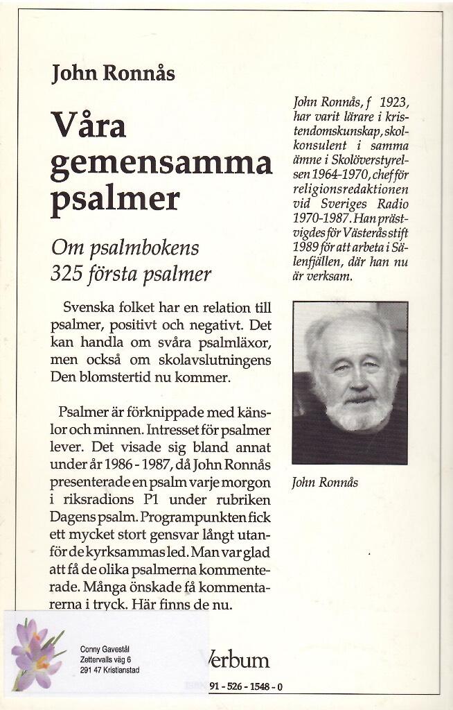 V&aring;ra gemensamma psalmer