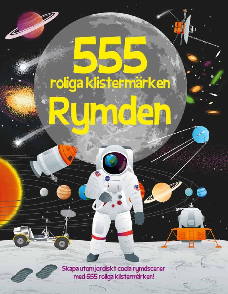 555 roliga klisterm&auml;rken - Rymden